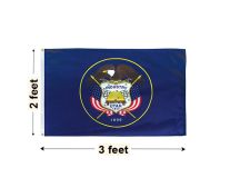 2'x3' Utah Nylon Outdoor Flag